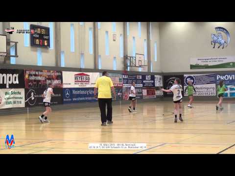 22:19 (9:7) SV GW Schwerin III vs. Rostocker HC III - 15.3.2015