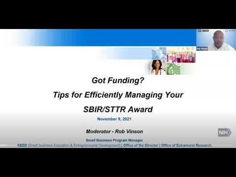 Got Funding Tips for Efficiently Managing Your SBIR/STTR Award