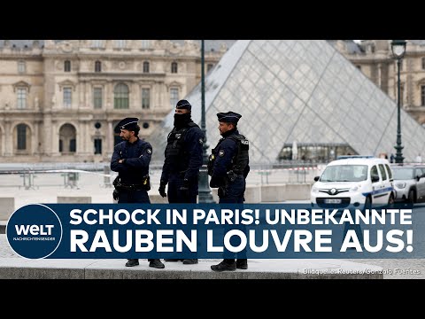 PARIS: Filmreicher Raubüberfall auf Louvre! Unbekannte stehlen Juwelen von Napoleon!