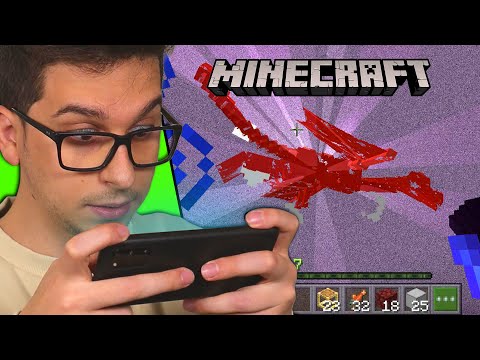 PROVO A FINIRE MINECRAFT DA CELLULARE - MINECRAFT ITA