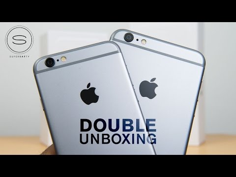 iPhone 6 vs 6 Plus - Unboxing (DOUBLE)