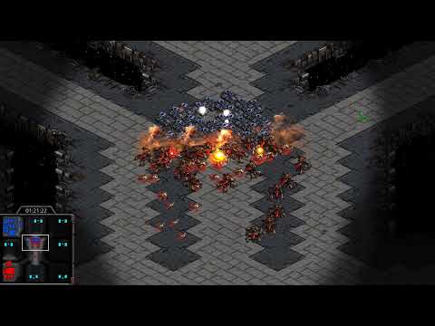 50 Siege Tanks vs 50 Ultralisks