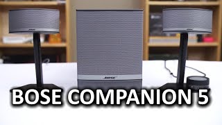 Video thumbnail for Bose Companion 5 Desktop PC Speakers by Linus Tech Tips