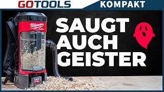 Saugt nicht nur Staub! Der wohl beste mobile 18V Akku Sauger? Der Milwaukee M18 Rucksacksauger FBPV