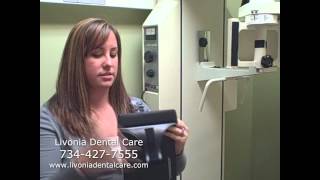 preview picture of video 'Dental Hygienist Livonia Michigan explains panoramic x-ray benefits'