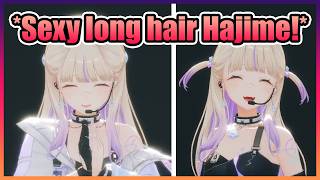 Long-Haired Hajime Hits Different...【Hololive】