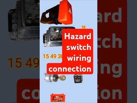 Hazard switch wiring connection/how to connect hazard switch