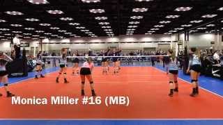preview picture of video '2014 MEQ Monica Miller #16 (MB) vs Asics MAVS G1'