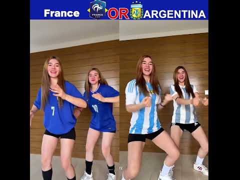 Argentina 🇦🇷 vs France 🇫🇷 Dance Battle 🔥#football #worldcup#shorts