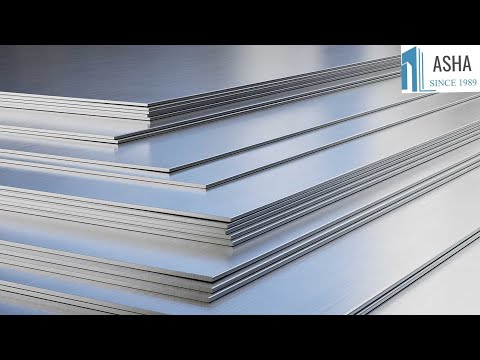 4.76mm aluminium sheet, silver, thickness: 4.75mm