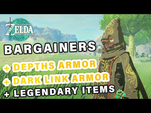 All 7 Bargainer Statues | Depths + Dark + Legendary Items/Armor ► Zelda: Tears of the Kingdom