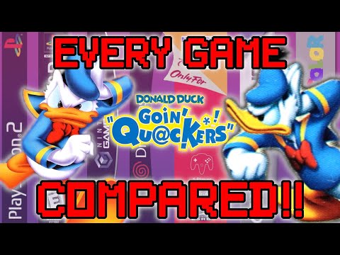 Donald Duck Goin Quackers Version Differences