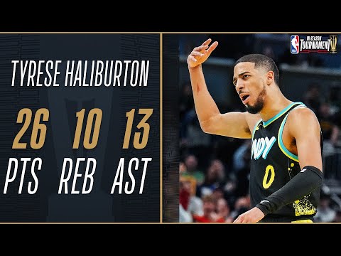 Tyrese Haliburton Gets His FIRST Career Triple-Double! December 12, 2023