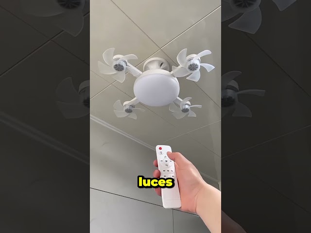 Vídeo relacionado con Jocca - Ventilador sin Aspas con Control Remoto | 3 Velocidades | Oscilación Automática | Luz LED con 4 Luces Intercambiables | Temporizador hasta 7.5h | Silencioso | Diseño Seguro y Moderno
