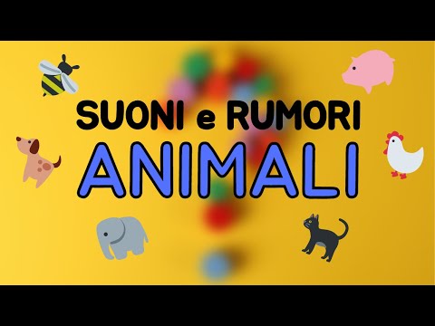🎵 Suoni e Rumori da Indovinare - Animali - Audio Quiz 🎵