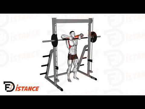 Exercice Tirage menton à la Smith machine (guidée)