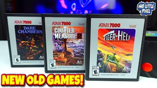 Why Buy NEW Retro Carts For Atari 7800? Tiger-Heli, Dark Chambers & Counter Measure 2