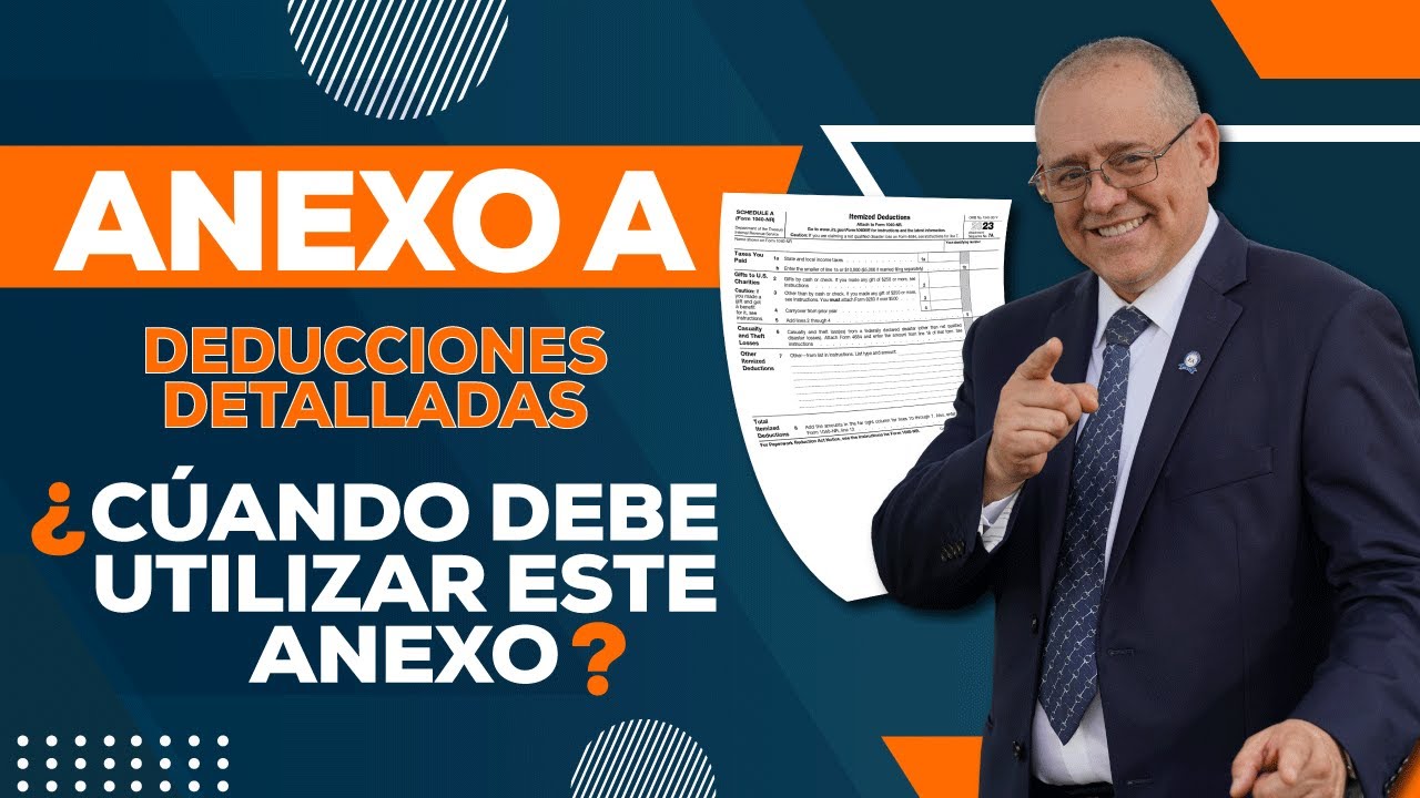 Anexo A: Deducciones detalladas - ¿Cuándo debe utilizar este Anexo? Ep. 1020