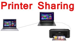 sharing of printer between two computers