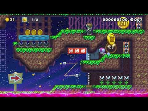 New One-Screen Rush [10s] by Keviaar - Super Mario Maker 2 - No Commentary 1bx