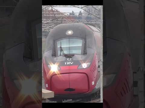 Italian train ETR 675 "Italo EVO" running on the Rome - Florence line. #train #railway #traininitaly