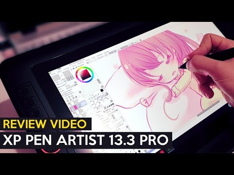 XPPen Grafinis planšetinis kompiuteris XP-Pen Artist 13.3 Pro video