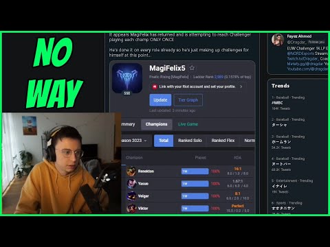 Magifelix's CRAZY New SoloQ Challenge