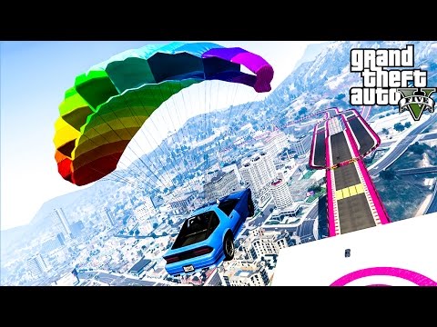 AUTOMOBILI SA PADOBRANOM - GTA V ONLINE TRKE