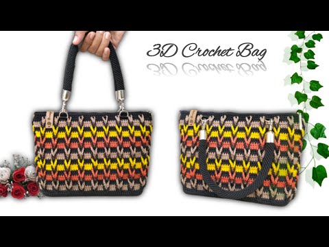 Tas Rajut Terbaru Model Modern Cara Membuat Tas Rajut Crochet Bag