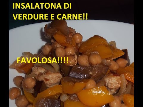 Insalata di VERDURE e CARNE!!