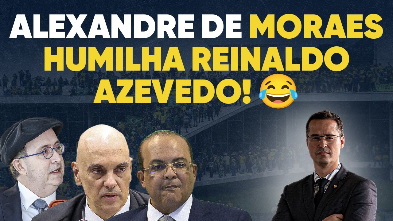 😂 Reinaldo Azevedo é HUMILHADO por decisão de Moraes!