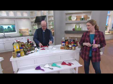 Kuhn Rikon Jar Opener with Integrated Fork & Tong on QVC