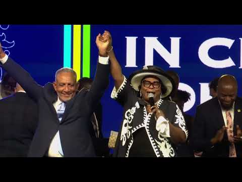 Bridget Blucher — New NDP Government Swearing In Of The Cabinet Ceremony & Thanksgiving Service. 