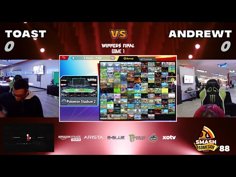 Toast vs AndrewT - Smash Ultimate Singles Winners Final Smash Parmesan 88 - Young Link vs Zero Suit