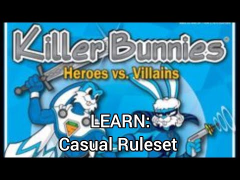 HOW TO PLAY Killer Bunnies Heroes Vs. Villains (Casual Ruleset)