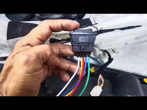 UNIVERSIAL POWER WINDOW SWITCH  WIRING DIAGRAM