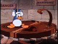 UNCUT Donald Duck Clock Cleaners Clip