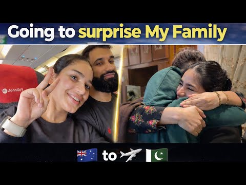 Surprising My Family After 3.5 Years 🥹🇦🇺 to 🇵🇰 | Everyone shocked 😳 | Khadija Afzal