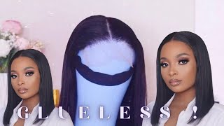 The Most Affordable GLUELESS BOB WIG ft TINASHE HAIR