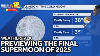 Weather Talk: Previewing the final supermoon of 2025