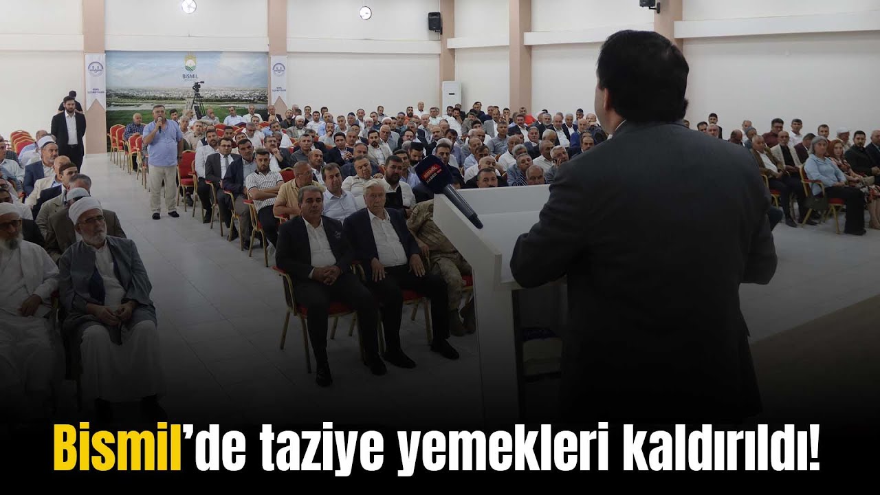 Bismil’de taziye yemekleri kaldırıldı! - Bismil Haber