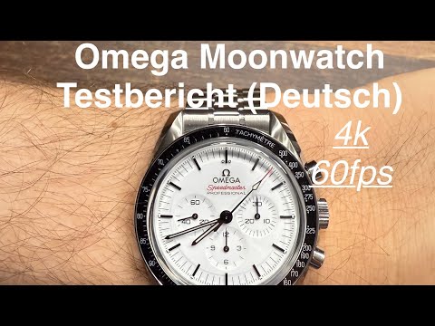 Omega Speedmaster Moonwatch Professional in White Review (German)