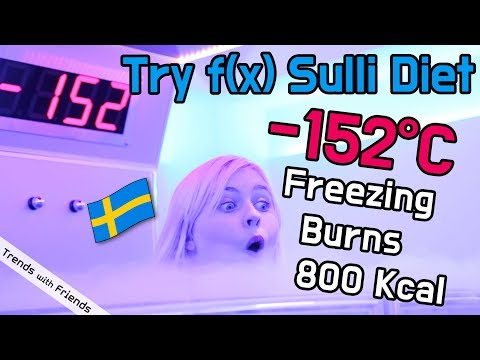 Try the Fx Sulli Diet!! -140°C Freezing Burns 800 kcal in 3 Minutes