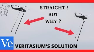 Simplest solution to @veritasium helicopter rope problem.