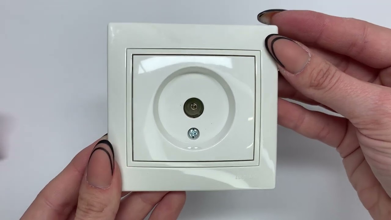 Розетка концевая телевизионная LEZARD Mira белая 701-0202-130