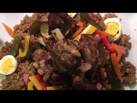Easy Thiebou yapp senegalese rice with lamb