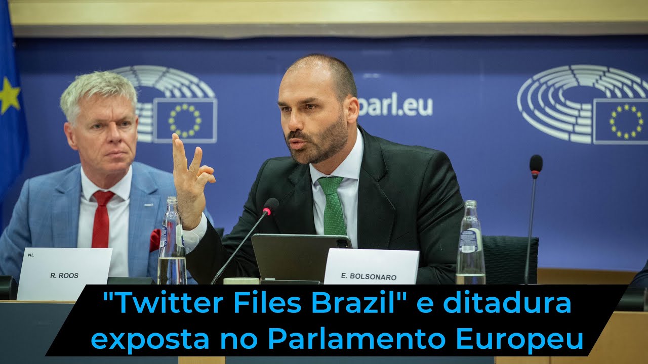 (ENG) Eduardo Bolsonaro expõe no Parlamento Europeu: ditadura brasileira e Twitter Files
