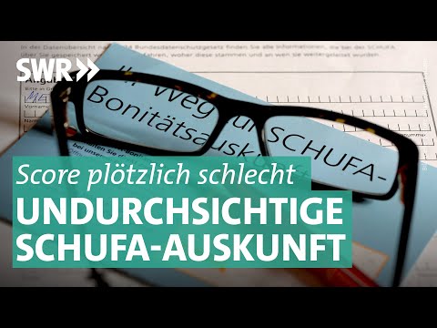 Schufa-Score: Woher kommt die schlechte Bonität? | Marktcheck SWR
