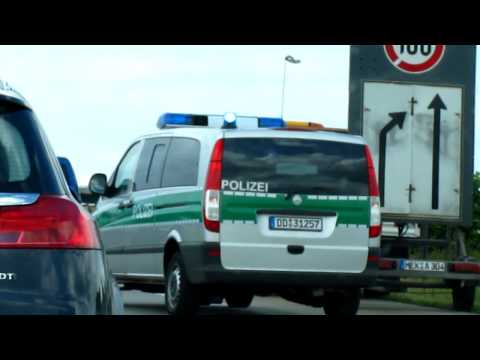 HGrKW Polizei Autobahn A72 richtung Chemnitz