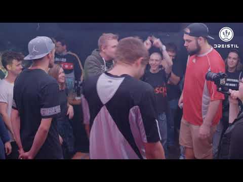 Dreistil RAP BATTLE - Freestyle HALBFINALE 07.09.17 mit Tisos, Mighty P., Toast4ME und Fellowsoph